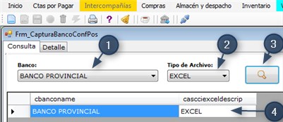 Modificar/Captura Disponibilidad Bancaria