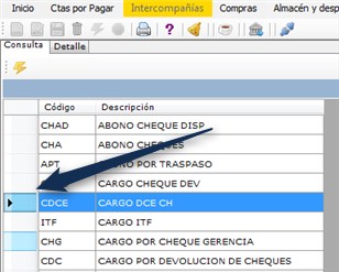Consulta Detalle/Tipo Operación Bancaria